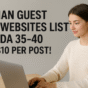 Top 30 German Guest Post Websites List with DA 35–40 – Only $10 Per Post!